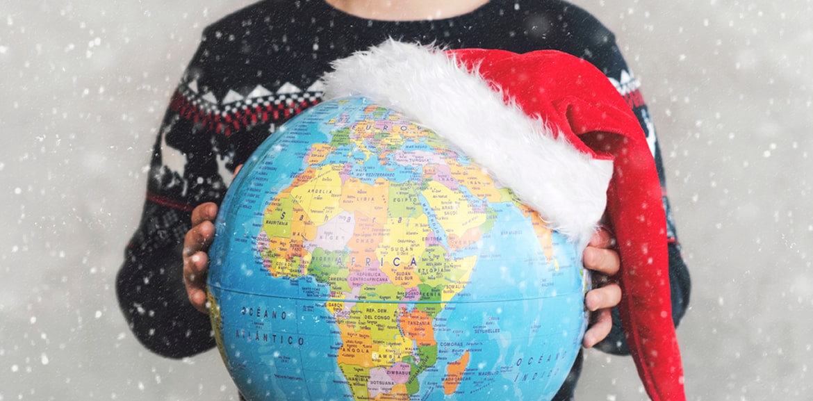 hreflang, Globus mit Weihnachtsmannmütze