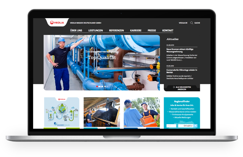 veolia Webseite
