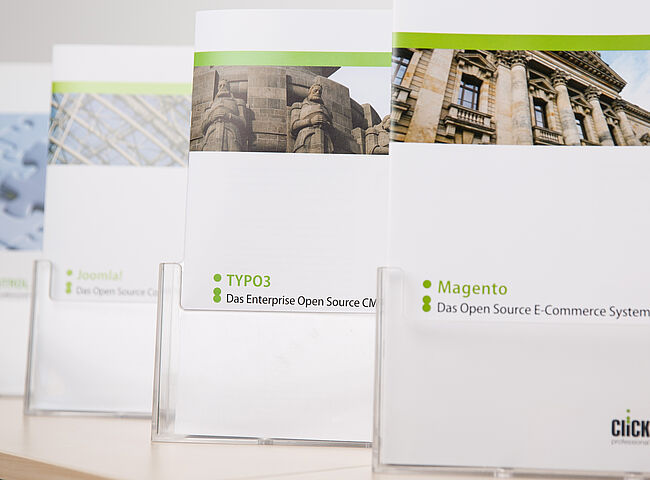 Agentur - Broschüren von TYPO3 & Co.