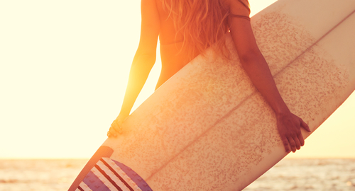 Fairflight - Surferin am Strand