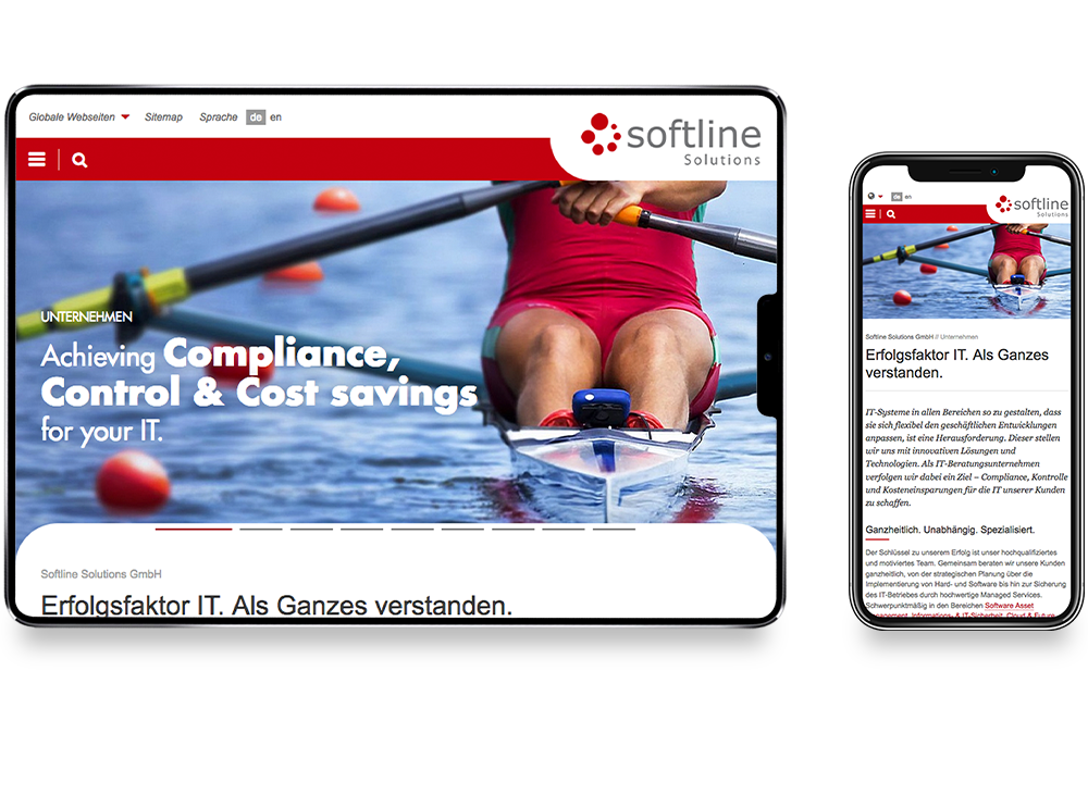 Softline Webseite